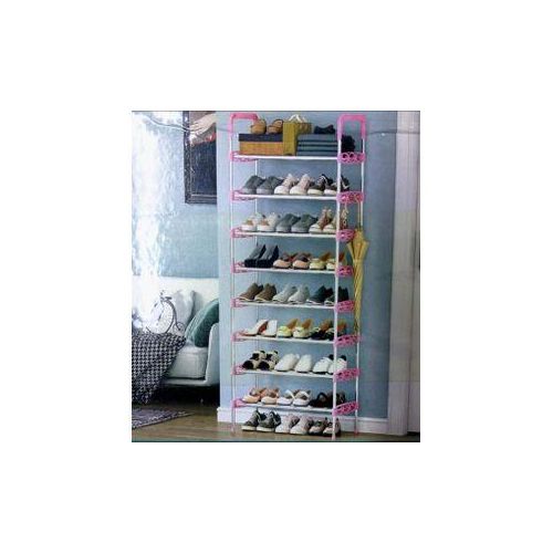 TC HEAVY DUTY 8/7 Layer Shoe Rack. Material PP And Stainless Steel Size 60*26*150 Cm Easy To Assemble And Disassemble