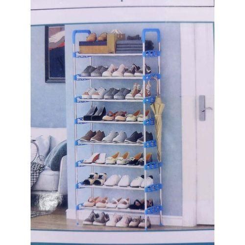 TC HEAVY DUTY 8/7 Layer Shoe Rack. Material PP And Stainless Steel Size 60*26*150 Cm Easy To Assemble And Disassemble