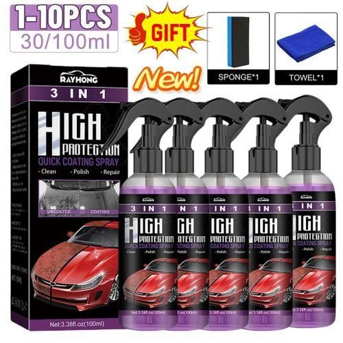 3 In 1 Quick Coating Spray High Protection Shine Armor Ceramic Car Wash Car Shield Coating Cleaning Nano Polishing Wax