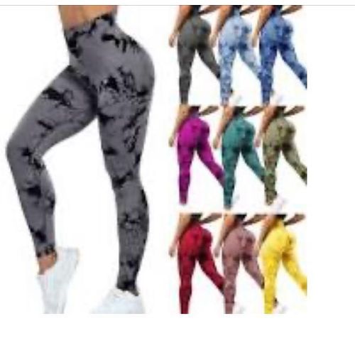 Trending Women Patterned Tie & Dye Gym Pants PINK Workout Shorts Tie Dye Leggings Good Stretch Tight Fit Breathable Sculpting Cosy Wear Bootyhugging