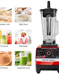 🌱▪️Blend Easily▪️🌱2in1 Silver Crest Commercial Blender.2L Unbreakable Jar
High-torque Powerful 4 speed motor with pulse
stainless steel blade for sharp cutting
grinder for grinding coffee/nuts/spice
