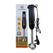 ✨️Premium quality ✨️Smart Pro Hand blender.
SmartPro Hand Blender

✅600ml blender Jar
✅Stainless Steel 4 Blades
✅1000 Watts
✅Ideal for blending Soups, baby food, Smoothies and Vegetable puree
