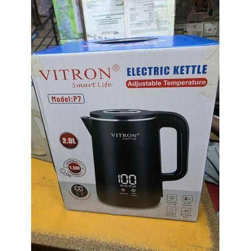 ♨️New Arrival♨️Vitron P7 2L 1500W Electric Kettle Heater Jug. Designed for modern homes and busy offices, this kettle delivers fast boiling performance with a generous 2.5-litre capacity💫👌