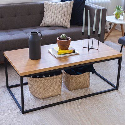 TUCAN METAL&WOOD COFFEE TABLE♦️100*48*45♦️