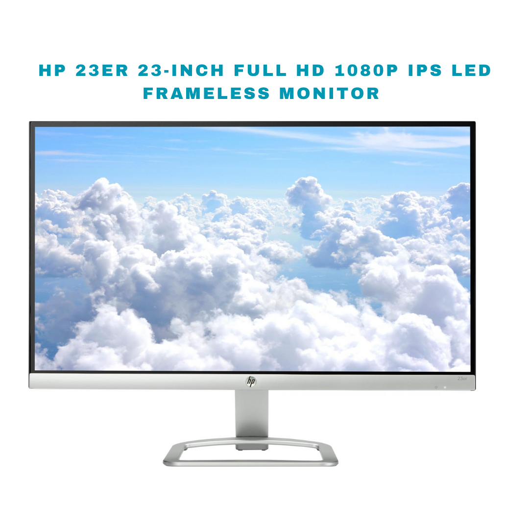 Complete Desktop, HP 23" Frameless Monitor + Dell Optiplex Mini CPU | Intel i5 | 500GB HDD | 2.70 GHz Refurbished Desktop Computer + Wifi Adapter