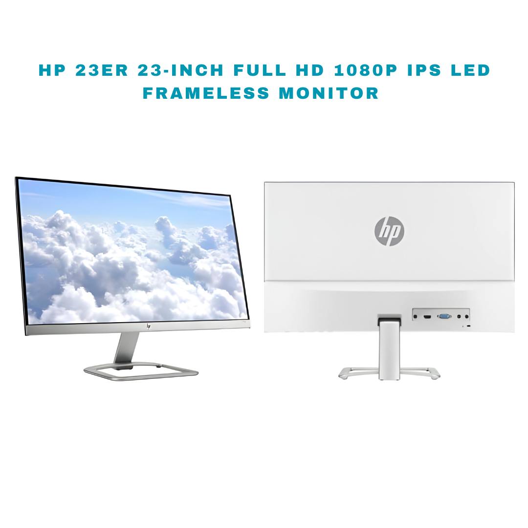 Complete Desktop, HP 23" Frameless Monitor + Dell Optiplex Mini CPU | Intel i5 | 500GB HDD | 2.70 GHz Refurbished Desktop Computer + Wifi Adapter