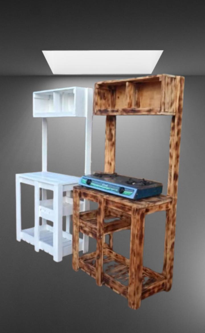 Kitchen Table with Cabinet