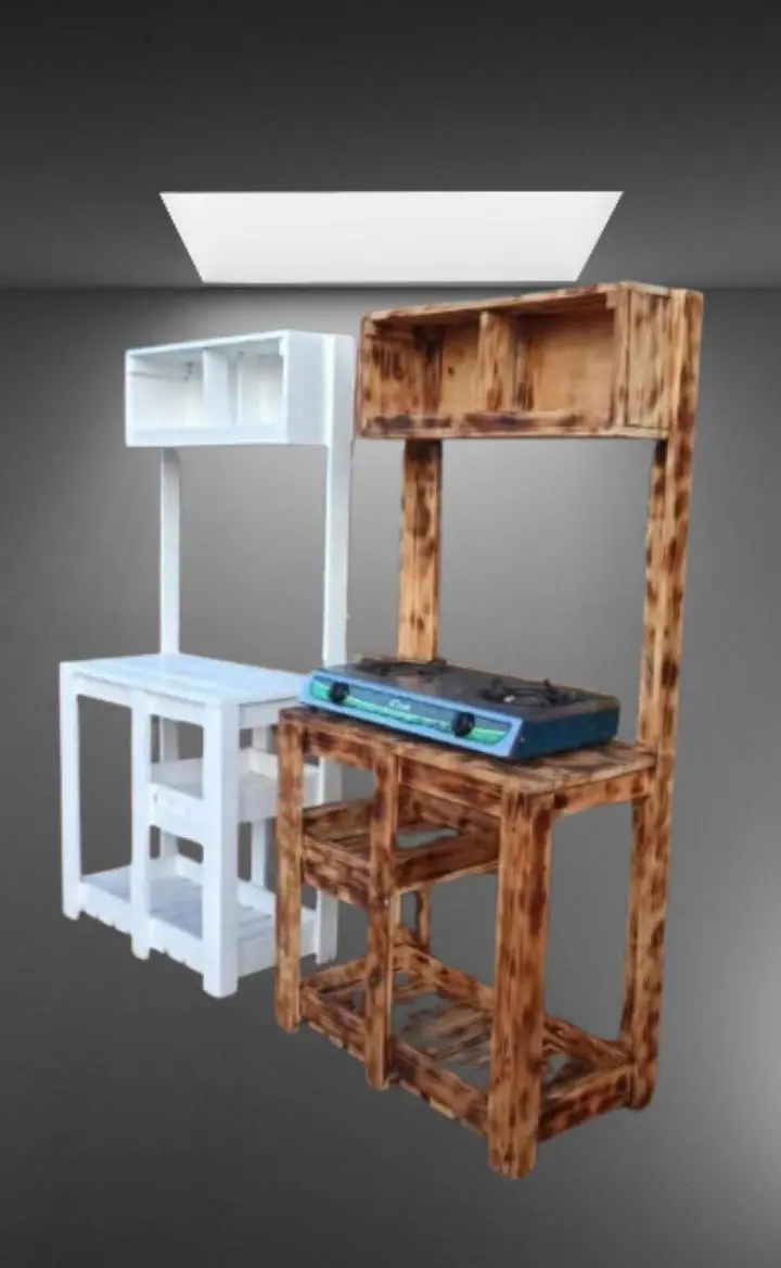 Kitchen Table with Cabinet