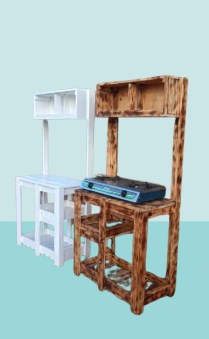 Kitchen Table with Cabinet