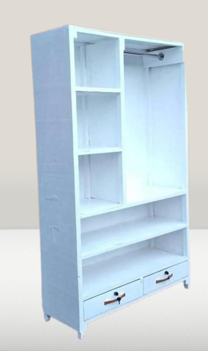 wooden wardrobe