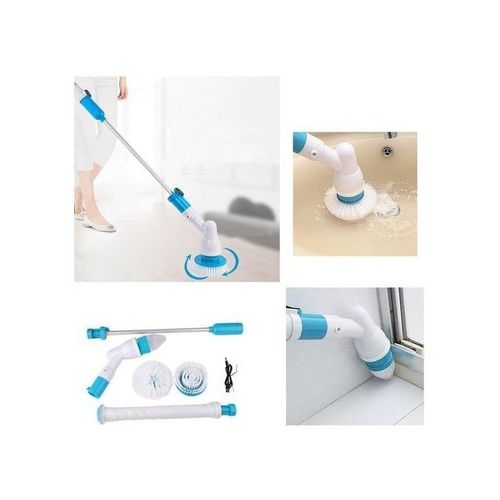 3 Heads Electric Spin/Tiles Scrubber Cleaning Brush