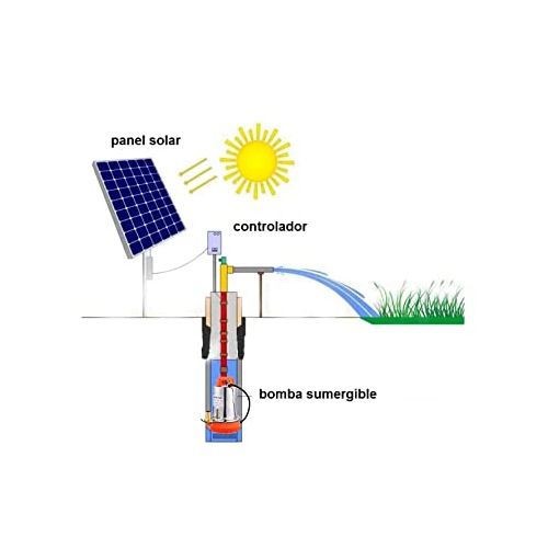 Solar Submersible Water Pump 260W 1"Outlet DC 24V
