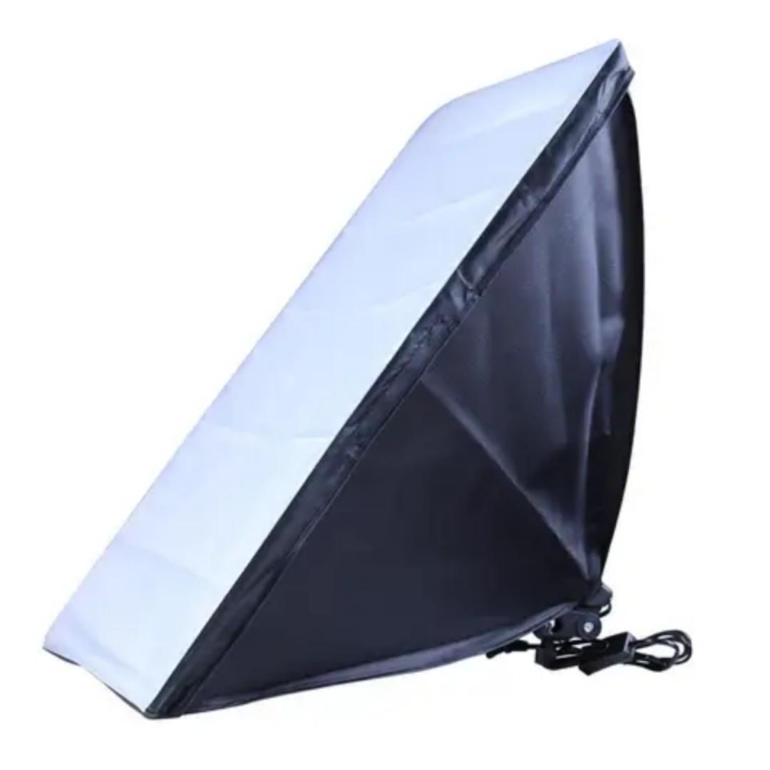 E27 50x70cm Softbox With Lamp Holder Socket and Soft Cloth Diffuser for Studio Photography