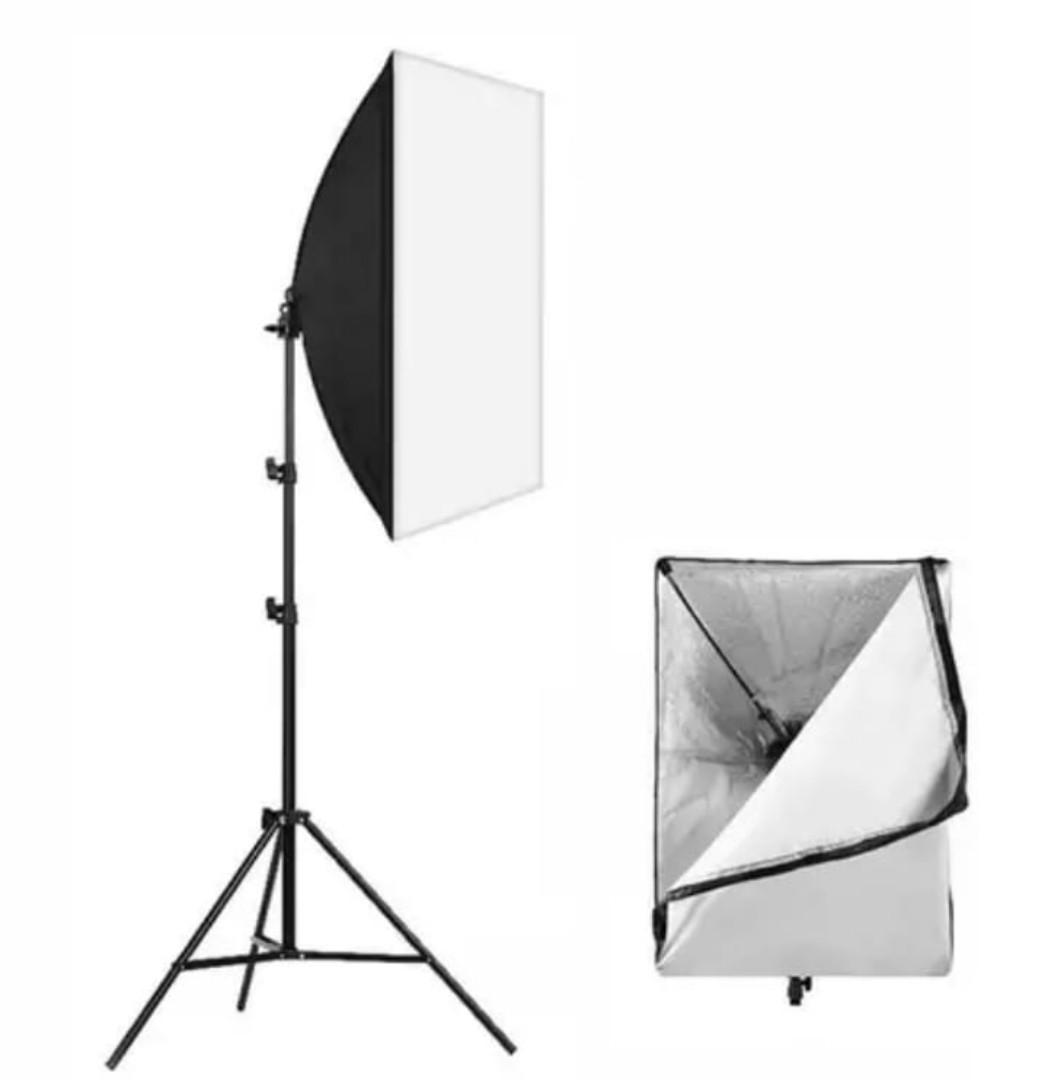 Photography Soft Box Set 50x70CM With 2.1M Tripod Stand ,Video Soft Box Camera Equipment Photography Studio Softbox