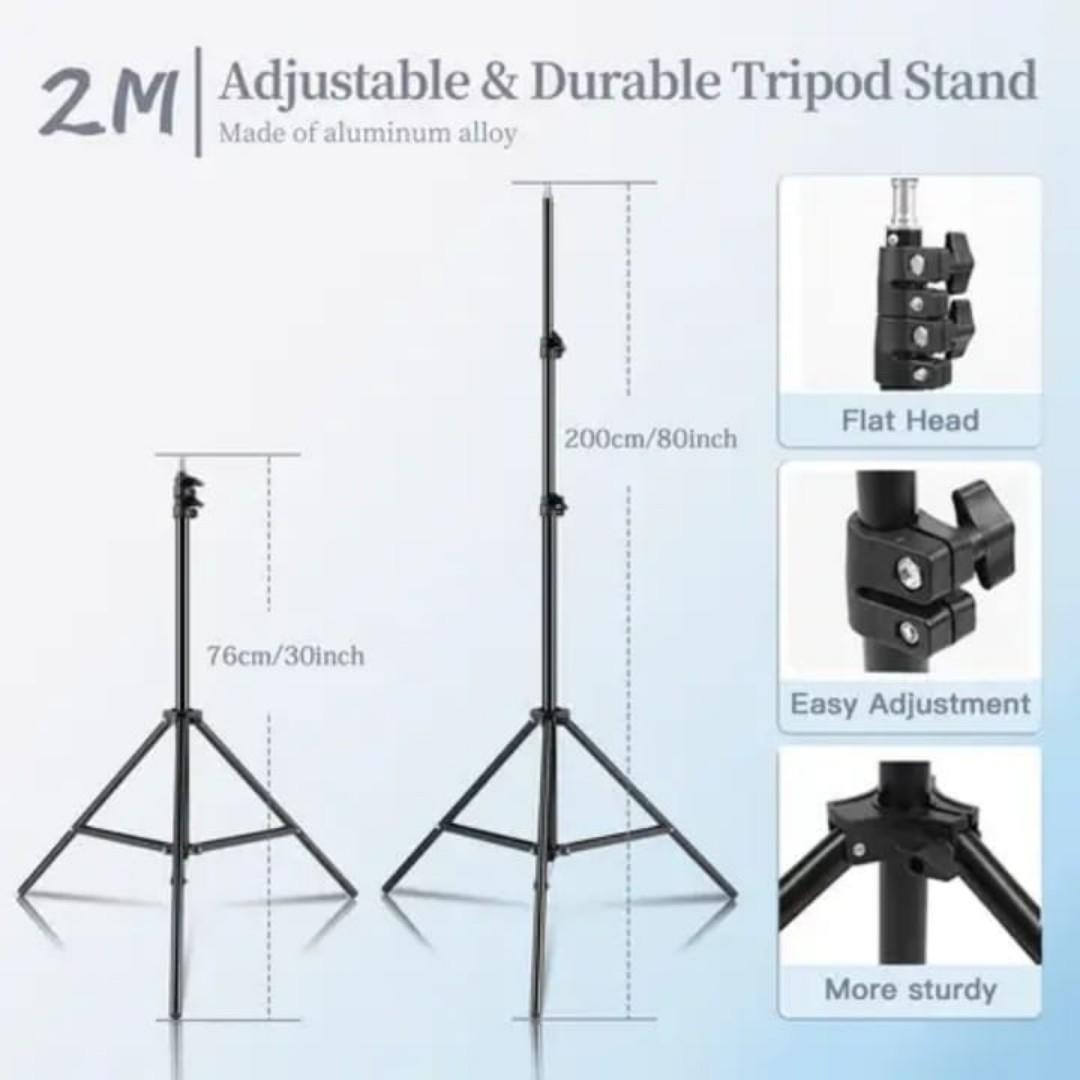 Photography Soft Box Set 50x70CM With 2.1M Tripod Stand ,Video Soft Box Camera Equipment Photography Studio Softbox