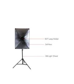 Photography Soft Box Set 50x70CM With 2.1M Tripod Stand ,Video Soft Box Camera Equipment Photography Studio Softbox