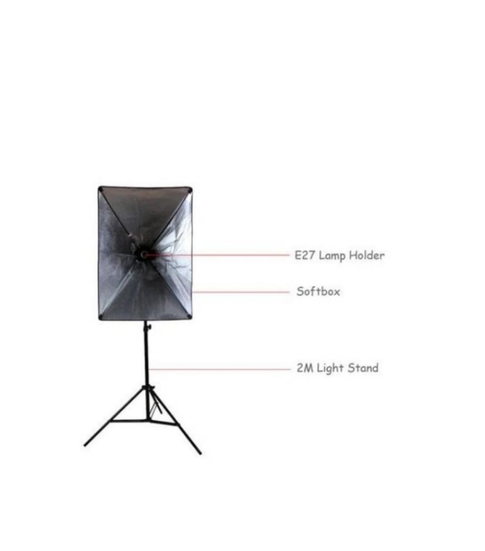 Photography Soft Box Set 50x70CM With 2.1M Tripod Stand ,Video Soft Box Camera Equipment Photography Studio Softbox