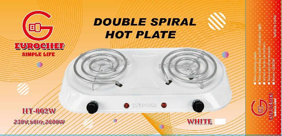 Electric hot plate Double coil cooker 🤗Small and compact, perfect for travel, outdoor cooking, or office use. 😚