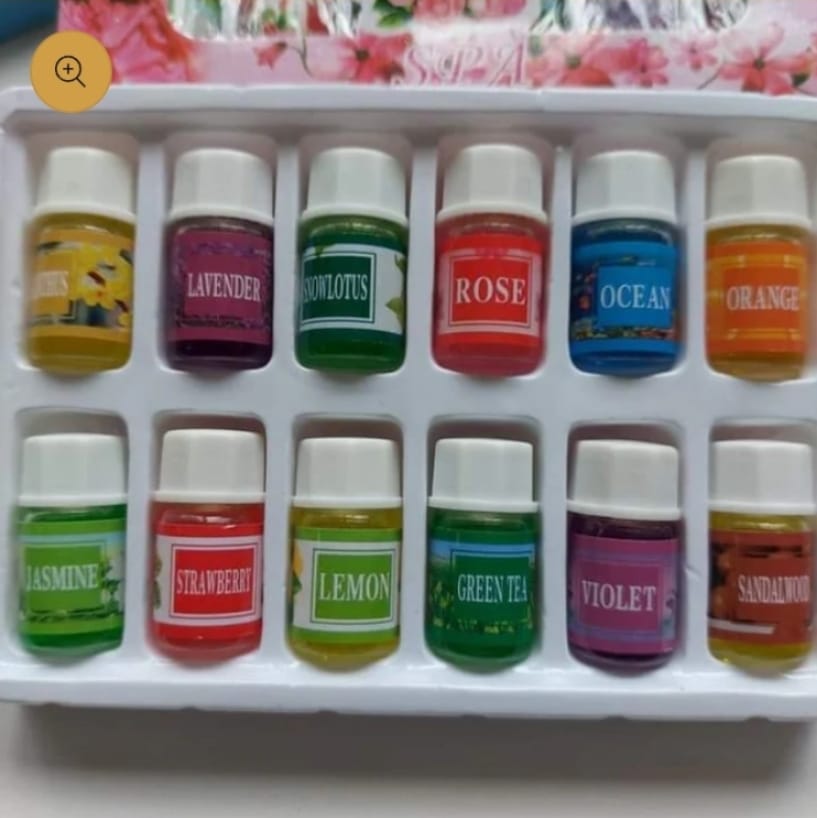 12 Pcs Aromatherapy water based  Essential oil set gentle texture Special Aromatherapy Plant Essential Oil SPA Beauty Air Purification😚