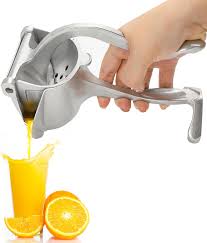1 piece silver stainles steel Heavy Manual Juicer Fruit Presser with filter for seed holder