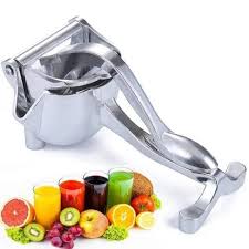 1 piece silver stainles steel Heavy Manual Juicer Fruit Presser with filter for seed holder