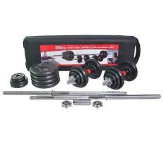 50kg York Barbell and Dumbbell set for WeightLifting/Strength Training