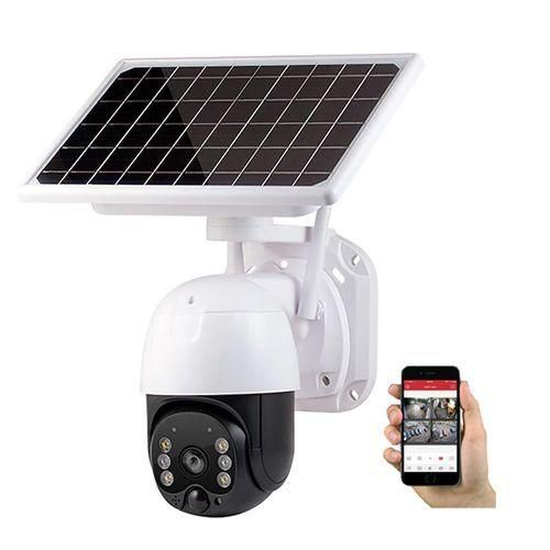 Simcard PTZ 360 Degrees Solar Powered CCTV Camera 4G