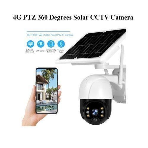 Ptz Two-way Audio 4G SIM Card Solar Panel Outdoor Monitoring Smart Home Camera