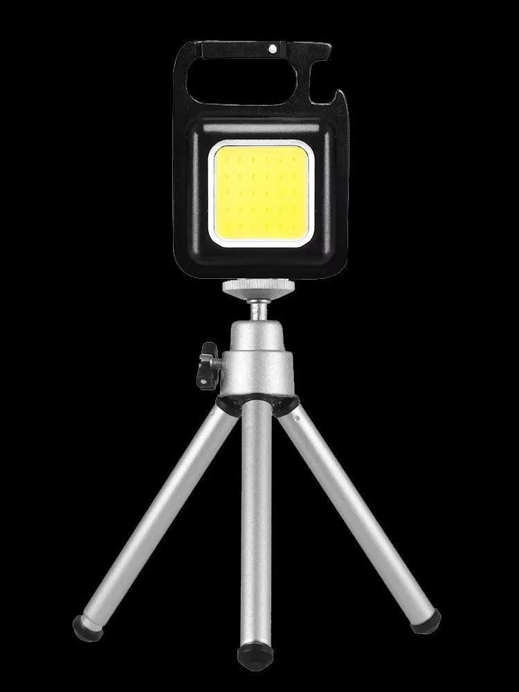 Multifunctional Mini Glare COB Keychain Light USB Charging Emergency Lamps Strong Magnetic Repair Work Outdoor Camping Light