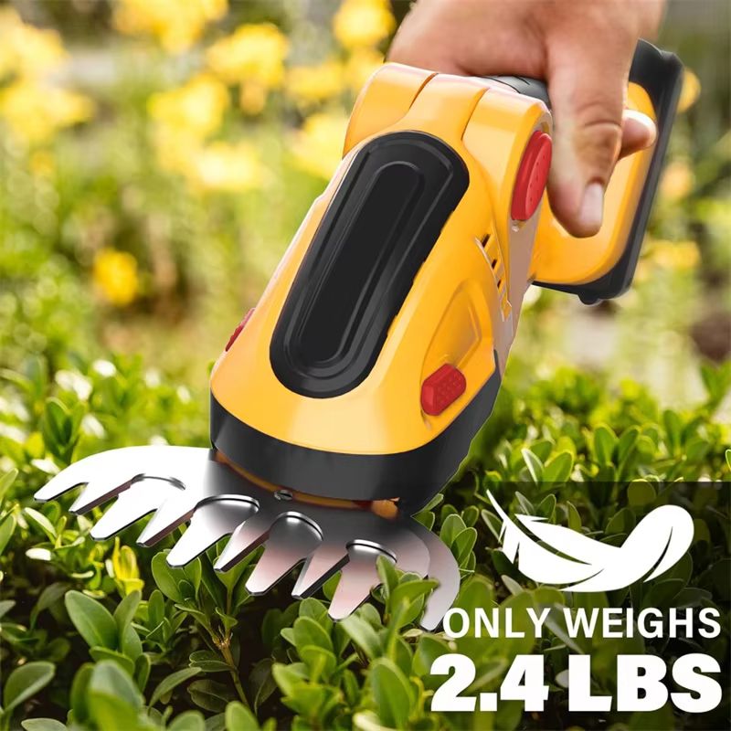 Home Grass Trimmer Handheld Rechargeable Mini Electric Hedge Cutter Fence Professional Trimmers Multifunctional Cutting Tool