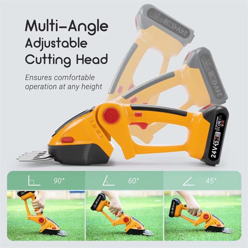Home Grass Trimmer Handheld Rechargeable Mini Electric Hedge Cutter Fence Professional Trimmers Multifunctional Cutting Tool