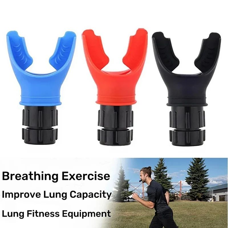 Breathing Trainer Lung Flexer Durable Fitness Exerciser Increases Lung Capacity Breath Adjustable Levels Respiratory