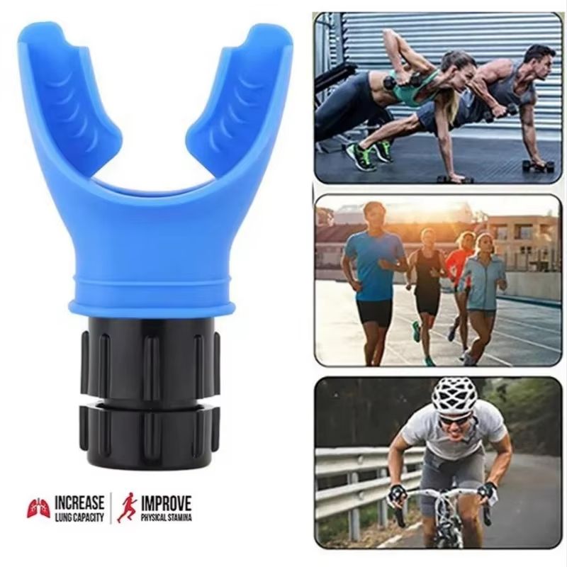 Breathing Trainer Lung Flexer Durable Fitness Exerciser Increases Lung Capacity Breath Adjustable Levels Respiratory
