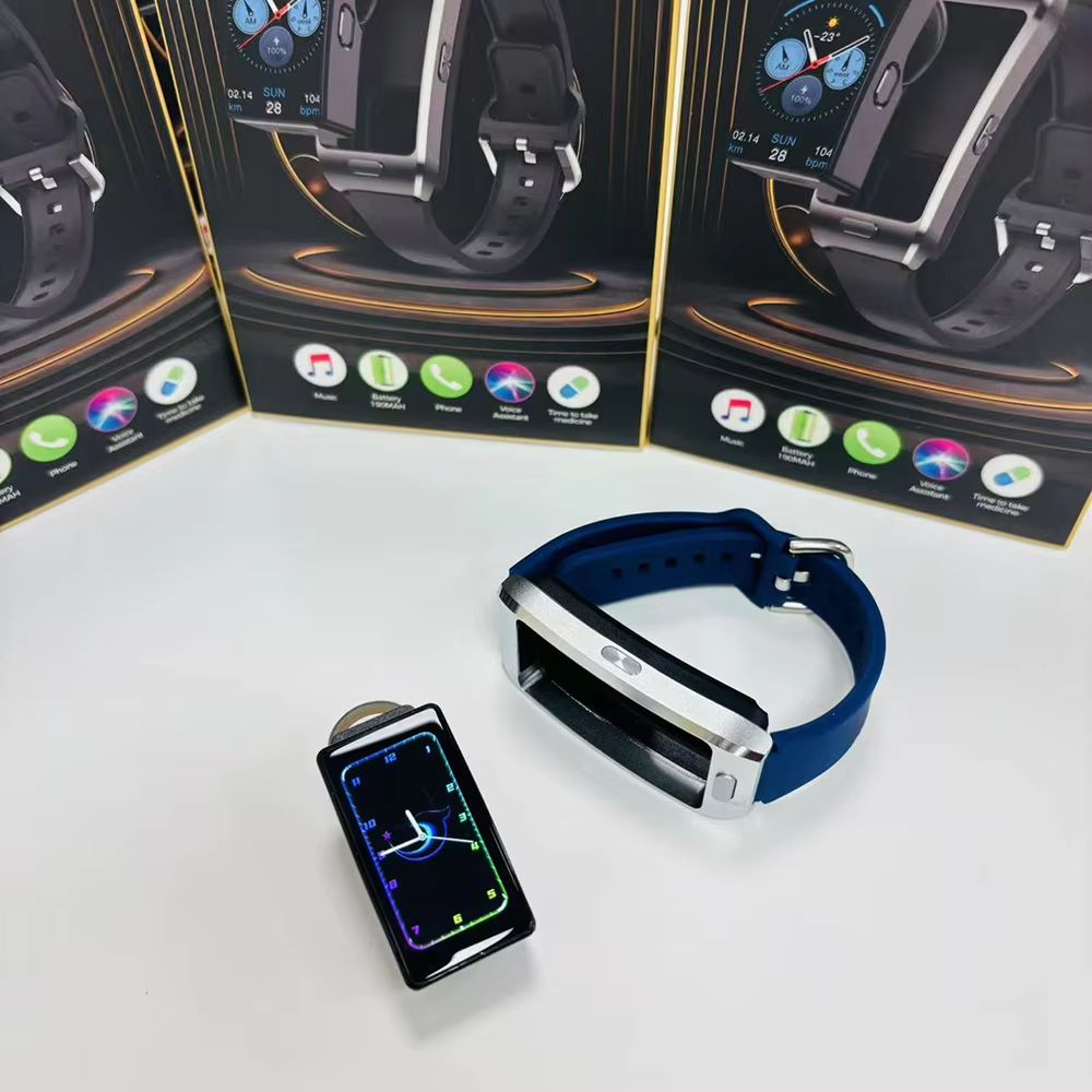 2025 2-in-1 Earphone Smart Band ECG GPS Track Bluetooth Call Health Monitoring Sports mode Smartwatch For Men Woman iOS HUAWEI