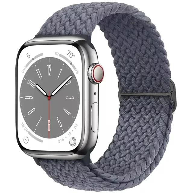 Braided Solo Loop For Apple watch Ultra band 40mm 44mm 41mm 38mm 49mm 45mm Elastic Nylon bracelet iWatch series 9 8 7 3 se strap