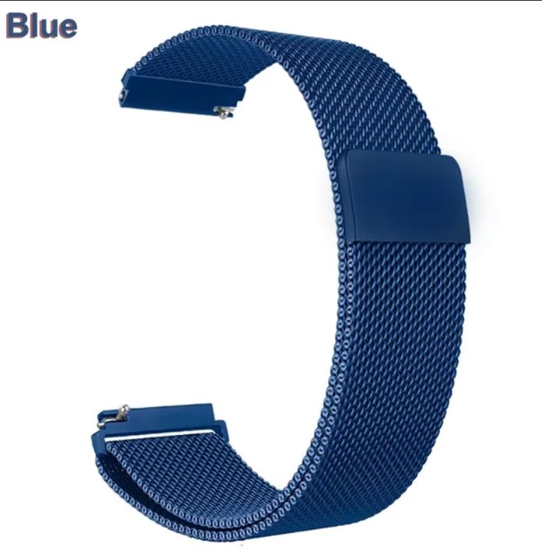 22mm 20mm Milanese Loop Strap For Samsung Galaxy Watch 7 6 5 4 44mm 40mm Classic Active 2 Bracelet Huawei Gt Magnetic Watch Band Stainless steel Magnetic buckle 20mm/22mm watchband