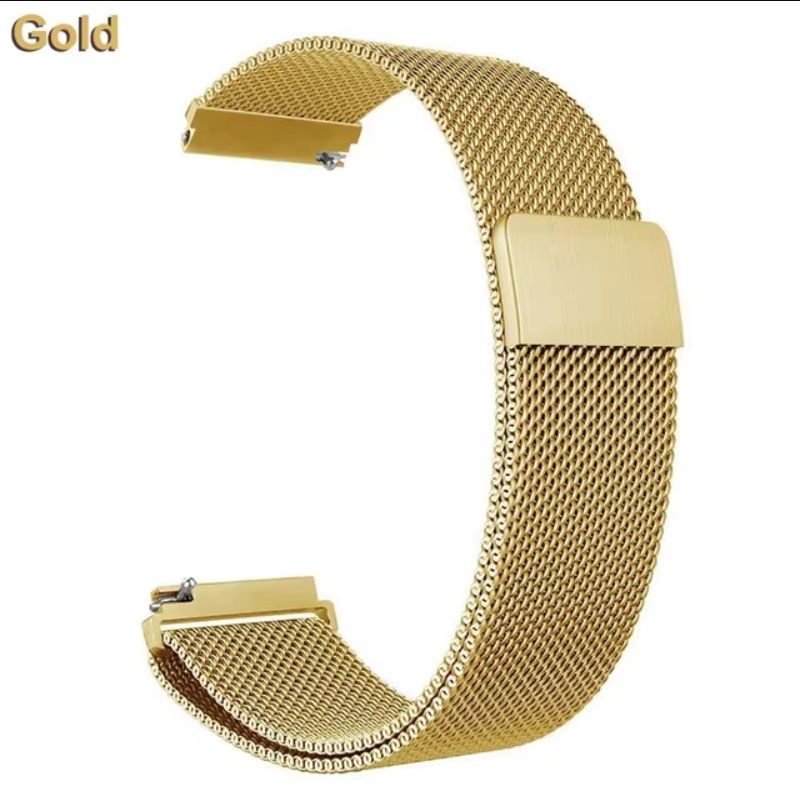 22mm 20mm Milanese Loop Strap For Samsung Galaxy Watch 7 6 5 4 44mm 40mm Classic Active 2 Bracelet Huawei Gt Magnetic Watch Band Stainless steel Magnetic buckle 20mm/22mm watchband