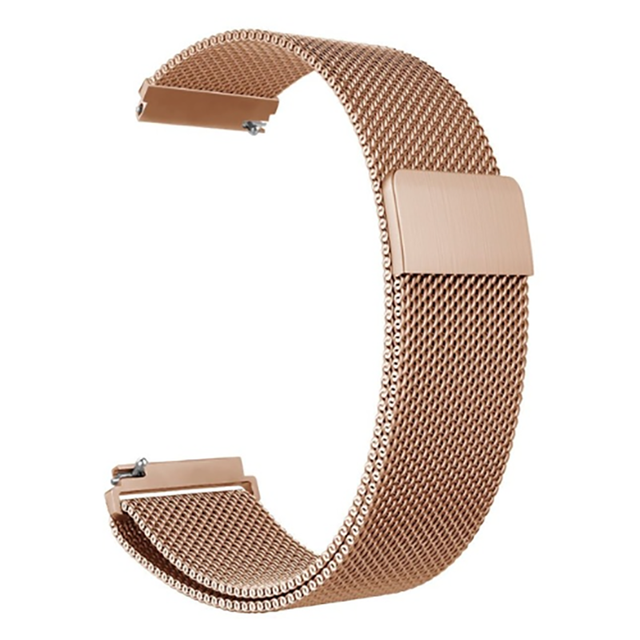 22mm 20mm Milanese Loop Strap For Samsung Galaxy Watch 7 6 5 4 44mm 40mm Classic Active 2 Bracelet Huawei Gt Magnetic Watch Band Stainless steel Magnetic buckle 20mm/22mm watchband