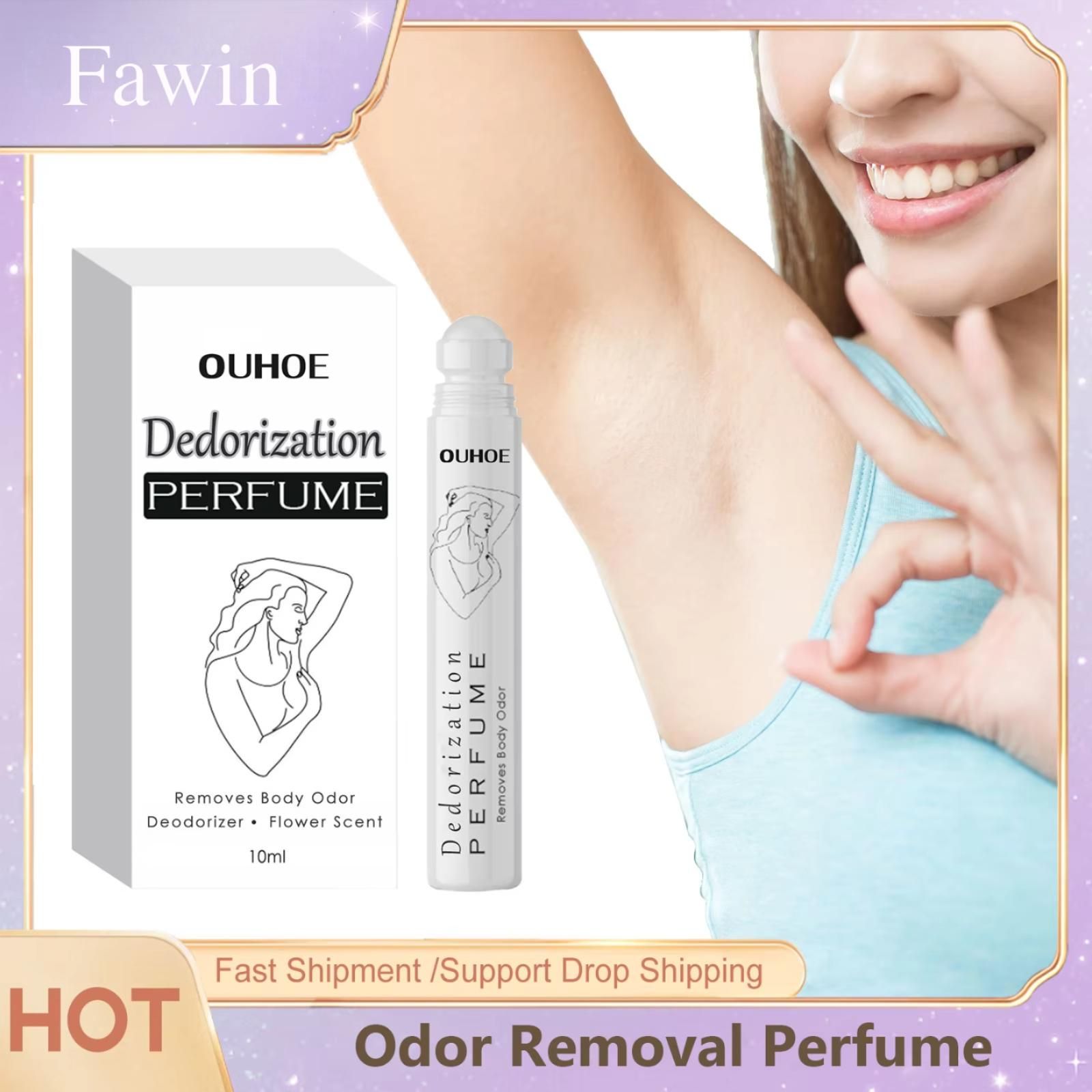 Deodorant Perfume Rolling Long Lasting Fragrance Armpit Odor Remover Antiperspiration Dating Floral Light Scented Aroma Perfume 10ml/20ml/30ml