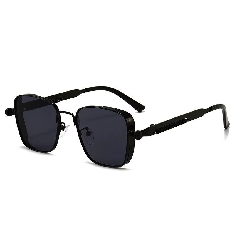 Polarized Sunglasses Men High End Handsome Driving Special Anti UV High Quality Metal Punk Fashion Trends Sunglasses