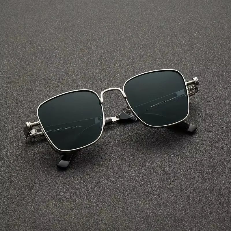 Polarized Sunglasses Men High End Handsome Driving Special Anti UV High Quality Metal Punk Fashion Trends Sunglasses