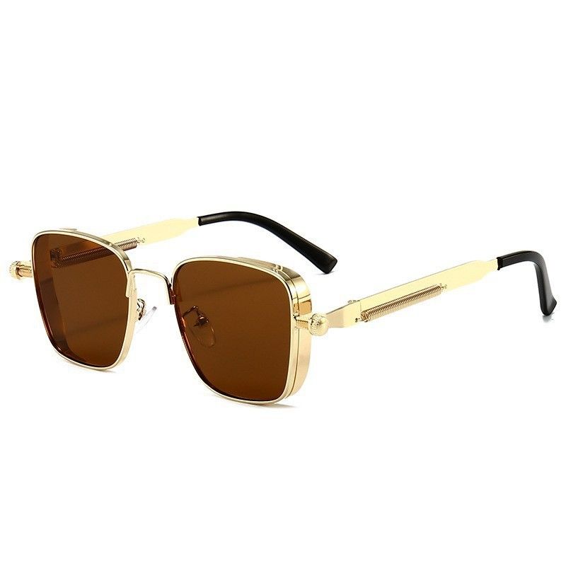 Polarized Sunglasses Men High End Handsome Driving Special Anti UV High Quality Metal Punk Fashion Trends Sunglasses