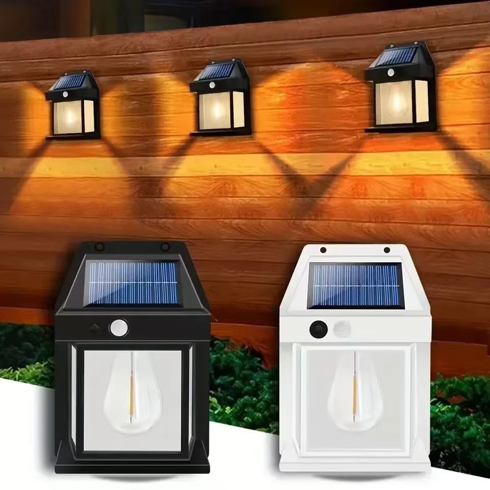 Powerful Outdoor Solar Lamp Garden Solar Powered Streetlight Outdoor Lights Waterproof Light Led Lighting External Decoration Porch & Patio Lights