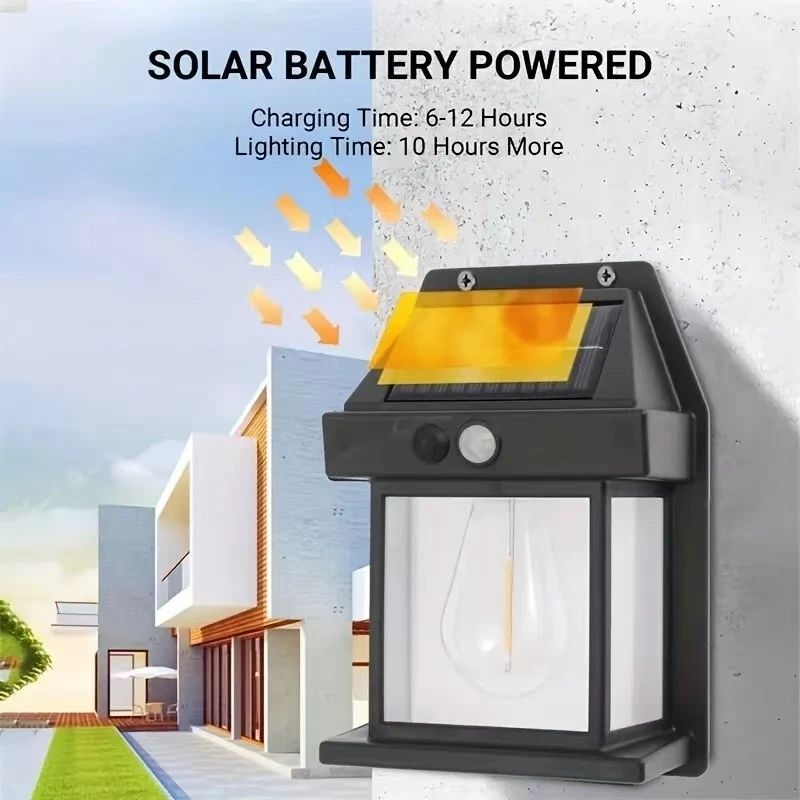 Powerful Outdoor Solar Lamp Garden Solar Powered Streetlight Outdoor Lights Waterproof Light Led Lighting External Decoration Porch & Patio Lights