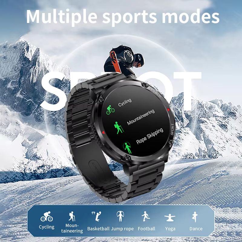 New Smart Watch Men 1.6 Inch Full Touch Bracelet Fitness Tracker Sports Watches Bluetooth Call Smart Clock Men Smartwatch