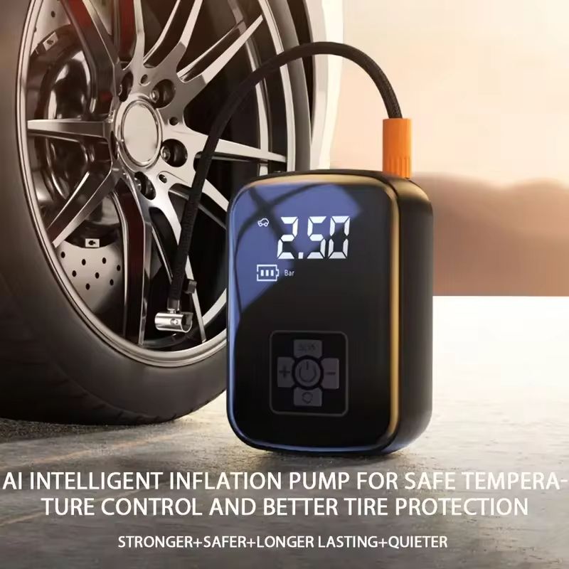 Wireless Car Air Compressor Air Pump Electric Tire Inflator Pump for Motorcycle Bicycle Boat AUTO Tyre Balls Inflatable 1pc
