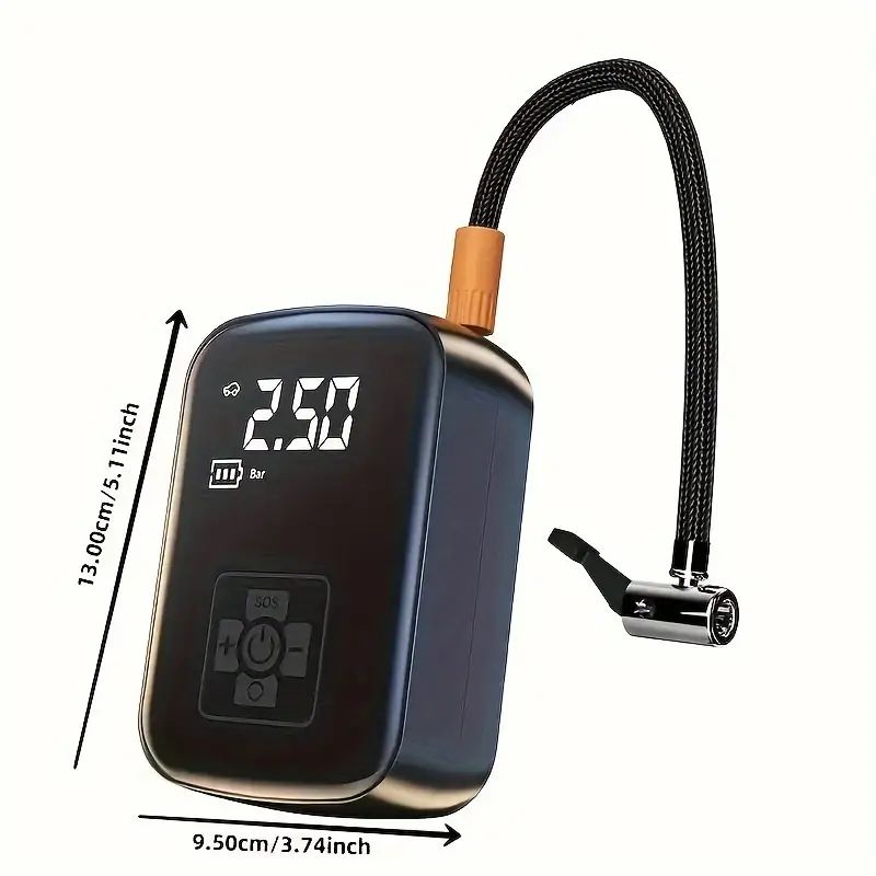 Wireless Car Air Compressor Air Pump Electric Tire Inflator Pump for Motorcycle Bicycle Boat AUTO Tyre Balls Inflatable 1pc