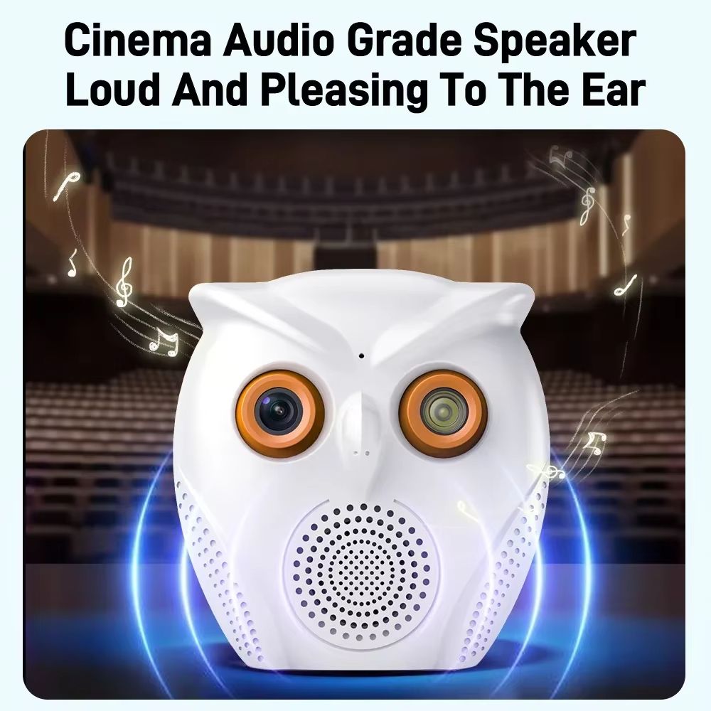 Owl Design 5MP WiFi Camera Motion Detection Mini Indoor Camera Color Night Vision Two Way Audio Wireless Security Camera Hidden Cameras