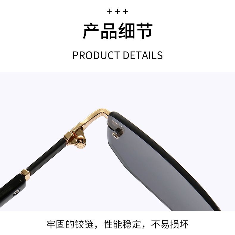 Sunglasses Rectangle Fashion Popular Women Men Shades Small Square Sun Glasses For Female Male Summer Traveling Oculos