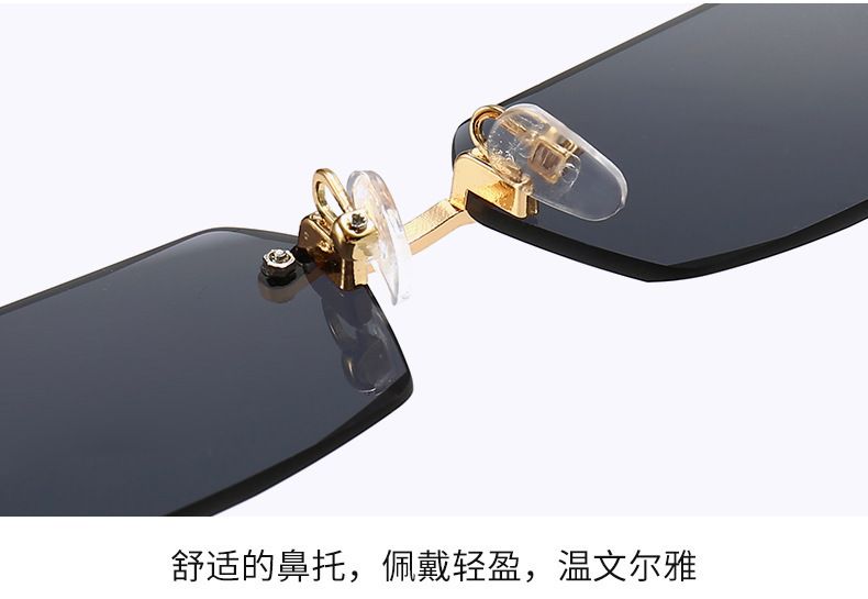 Sunglasses Rectangle Fashion Popular Women Men Shades Small Square Sun Glasses For Female Male Summer Traveling Oculos